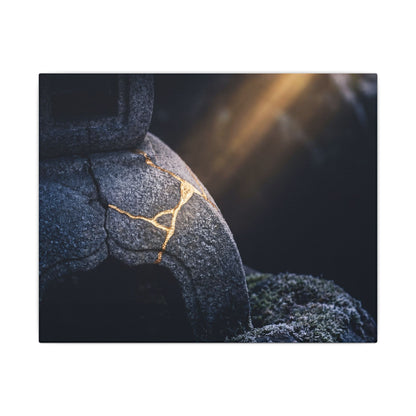 Ma Moonlit Garden Canvas Art - Kintsugi Broken Beauty