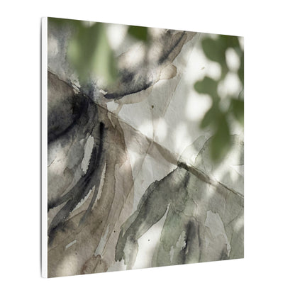Spring Paper Fold Watercolor Canvas Art | Warm Decor