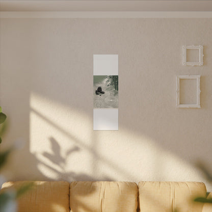 Shibui Rock Garden Canvas Art - Zen Ukiyo E Inspired