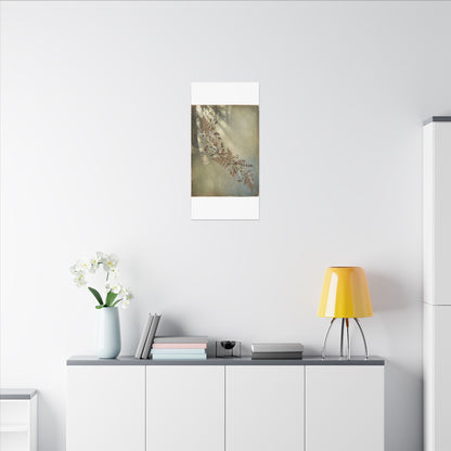 Winter Dried Flowers Forest Whimsy Canvas Art | Earthy Decor
