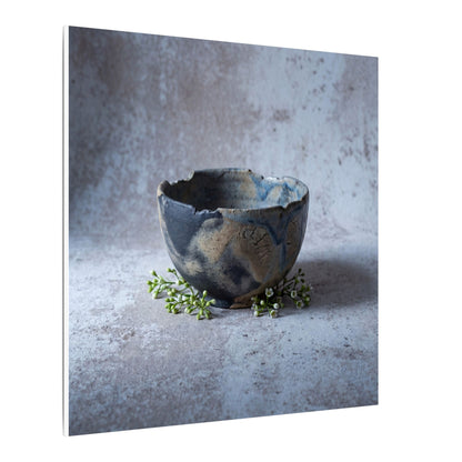 Ceramic Bowl Spring Canvas Art | Japandi Warm Design