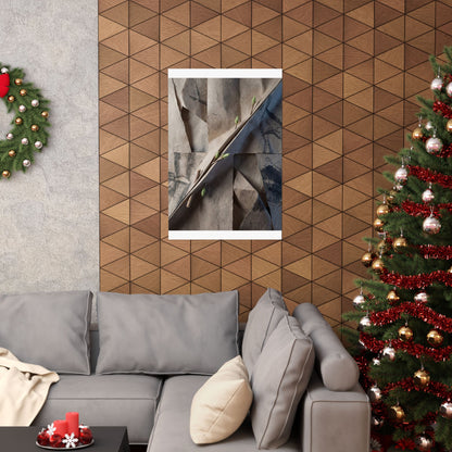 Moonlight Paper Fold Wall Art Print - Japandi Datsuzoku