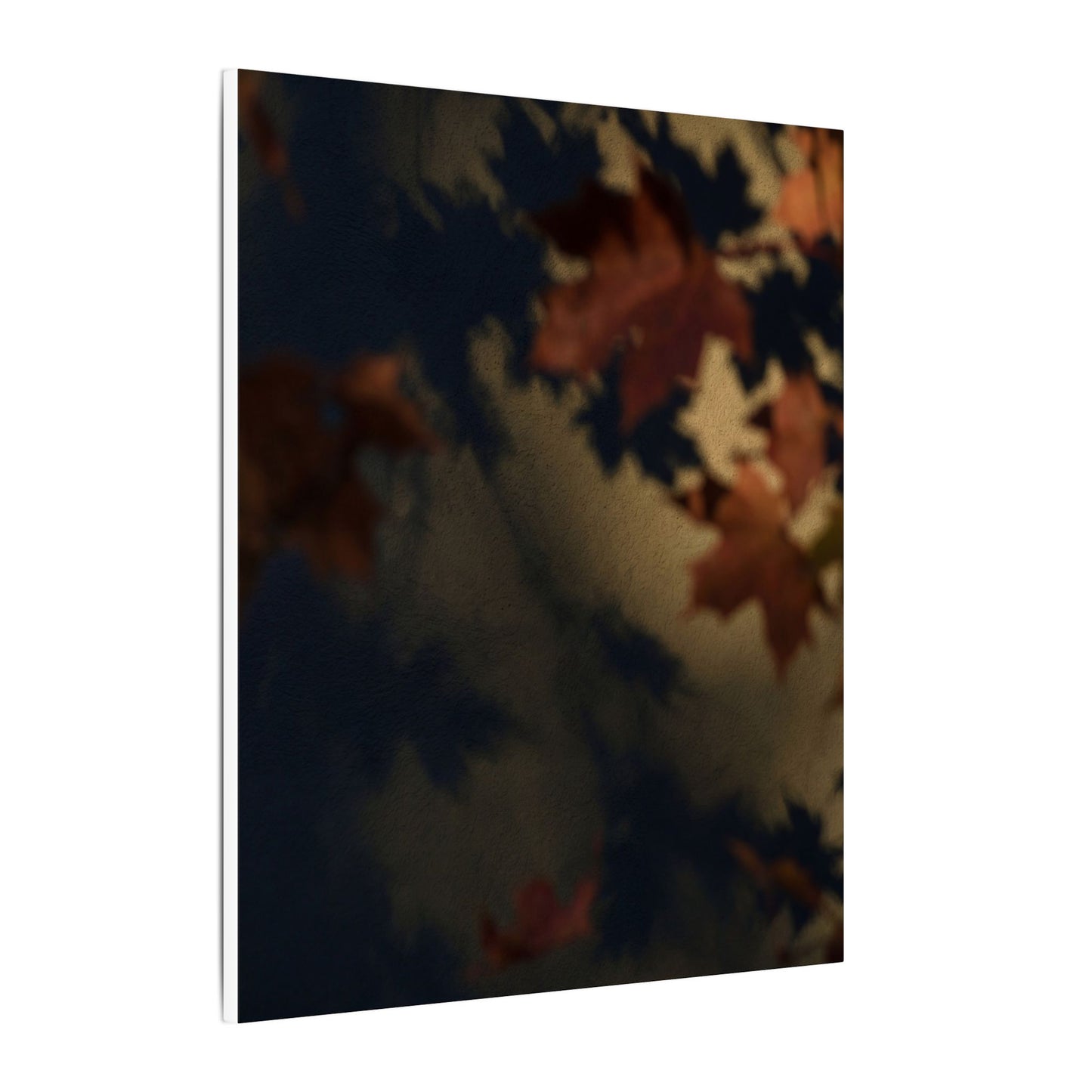 Shadow Play Canvas Art | Autumn Dark Japandi Moody Minimal Art