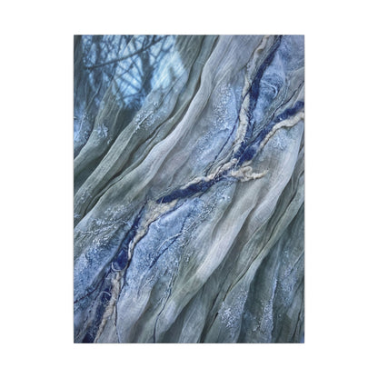 Moonlight Silk Drape Canvas Art - Japandi Mono No Aware