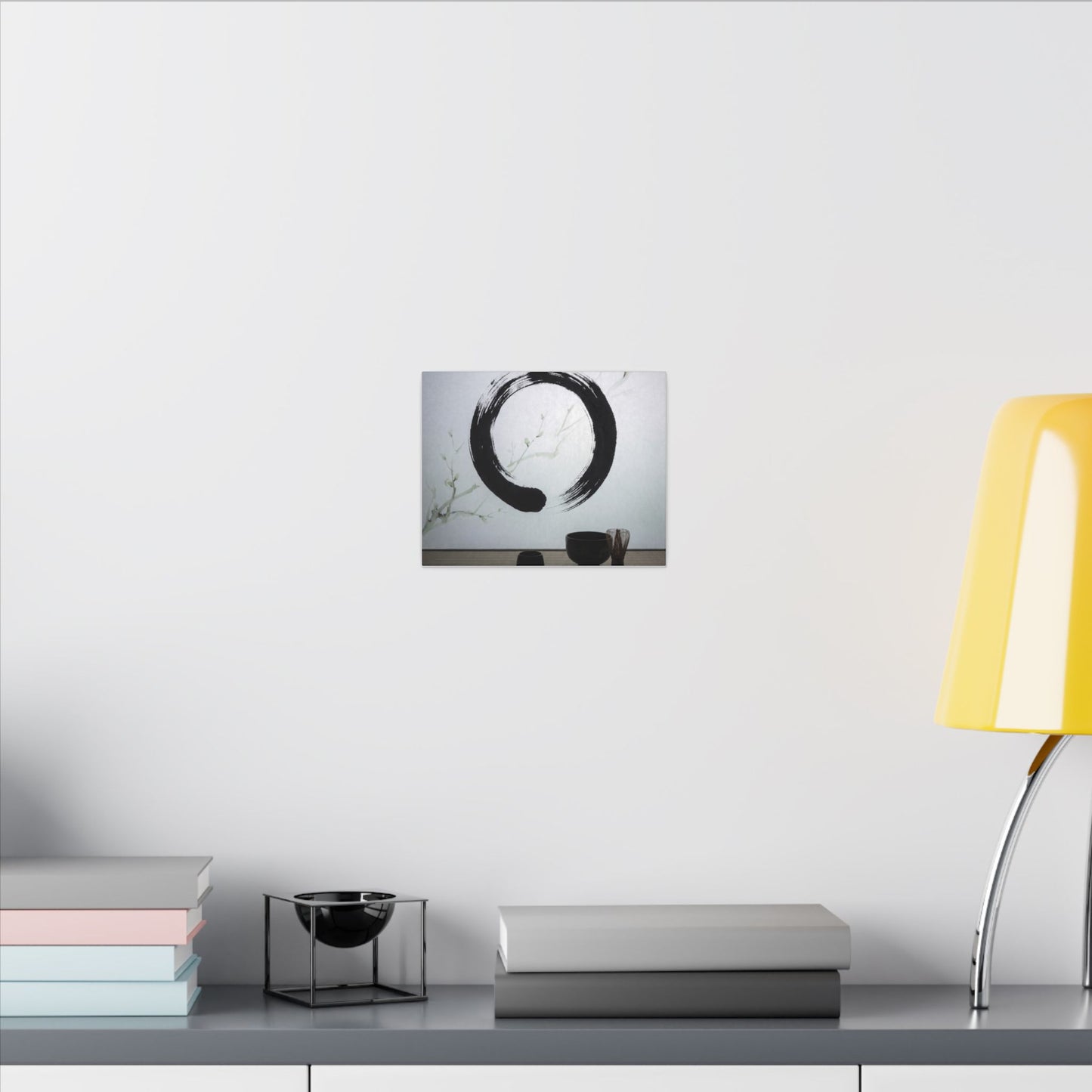 Tea Ceremony Enso Canvas Art | Peaceful Zen Art