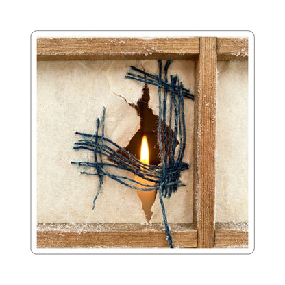 Candlelight Shoji Screen Sticker - Kintsugi Kanso