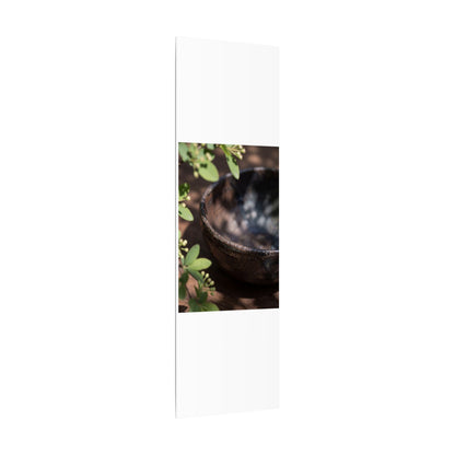 Ceramic Bowl Shadow Zen Canvas Art | Moody Dark Japandi Art