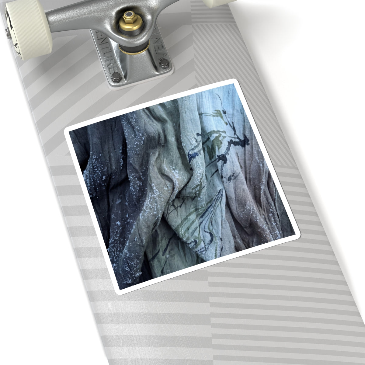 Japandi Silk Drape in Moonlight | Japanese Pattern Sticker