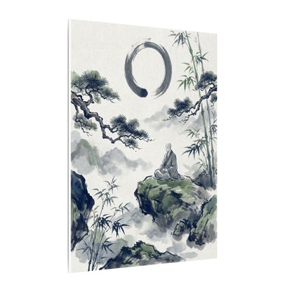 Zen Sumi-e Canvas Art