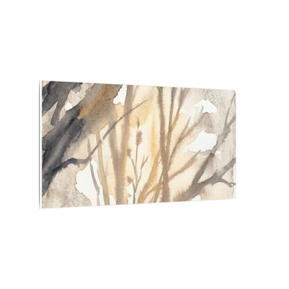 Ma Shadow Play Canvas Art - Japandi Watercolor