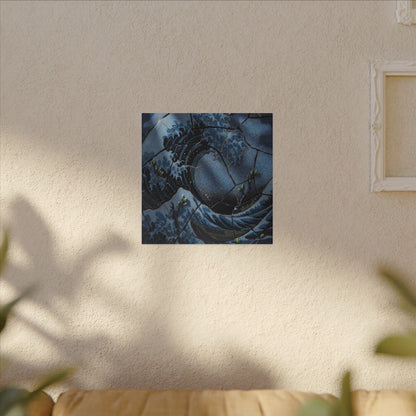 Ocean Wave Spring Canvas Art | Kintsugi Artful Design