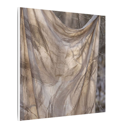 Ma Silk Drape Canvas Art - Japandi Japanese Pattern