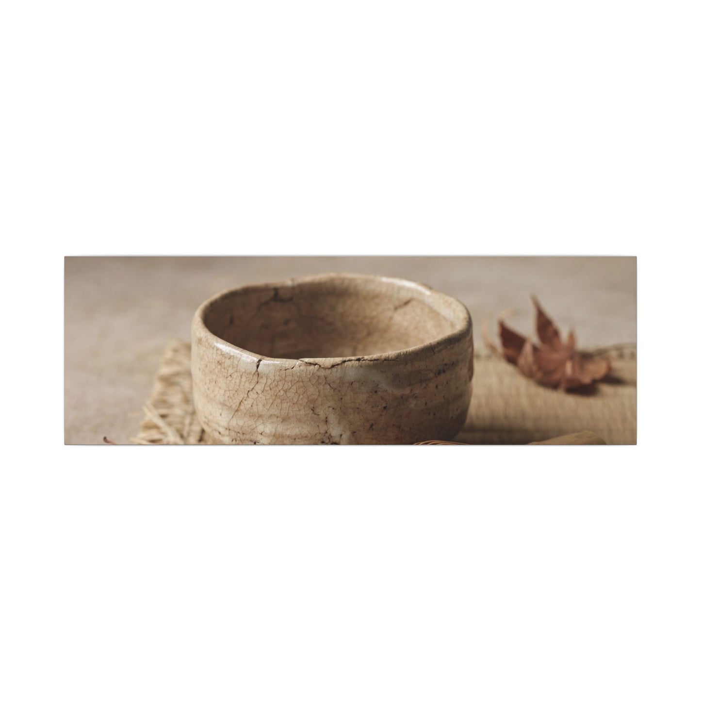 Ma Tea Ceremony Canvas Art - Japandi Texture