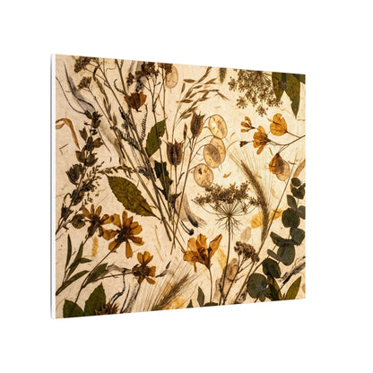 Dried Flowers Summer Canvas Art | Japandi Neutral Design