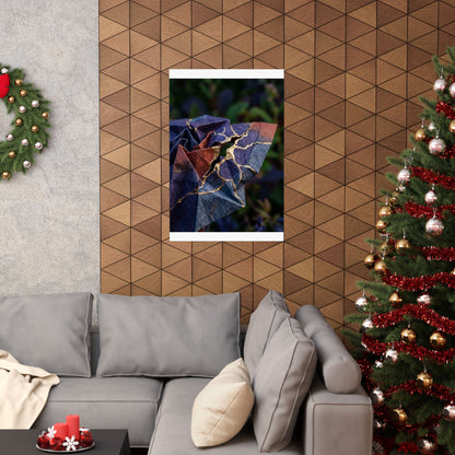 Paper Fold Summer Wall Art Print | Kintsugi Beautiful Design