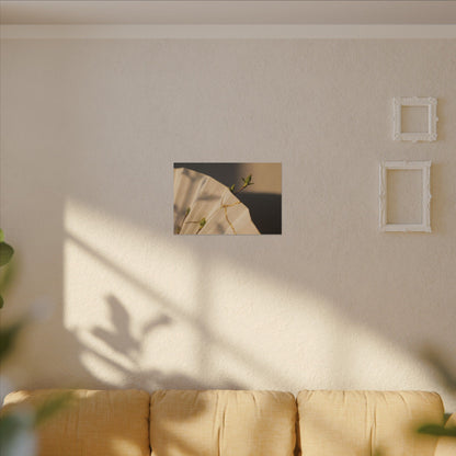 Paper Fold Gold Vein Canvas Art | Healing Kintsugi Art
