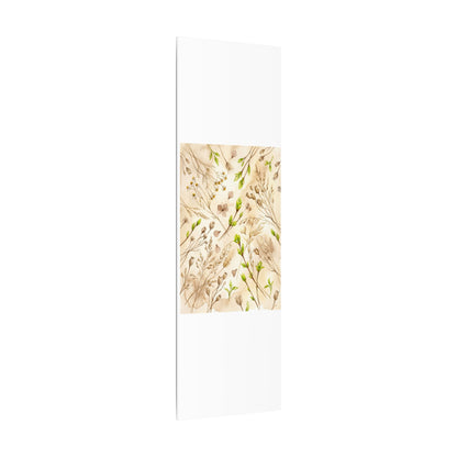 Spring Dried Flowers Watercolor Canvas Art | Earthy Decor