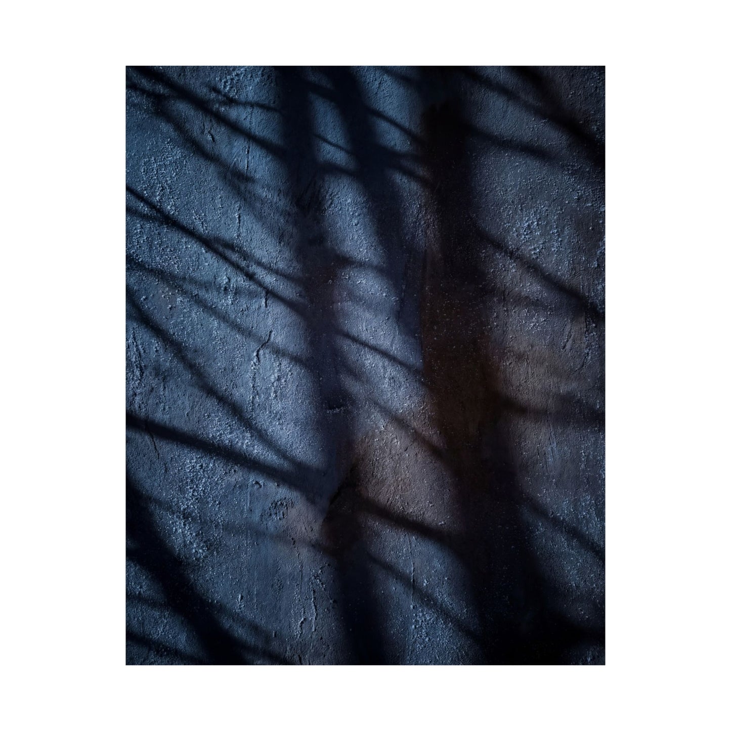 Mono No Aware Shadow Play Wall Art Print - Dark Japandi Moody Minimal
