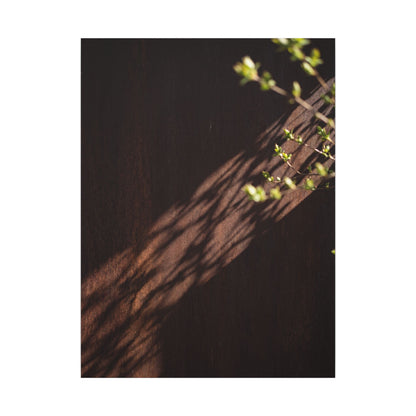 Rust Patina Moody Minimal Canvas Art | Sophisticated Dark Japandi Art