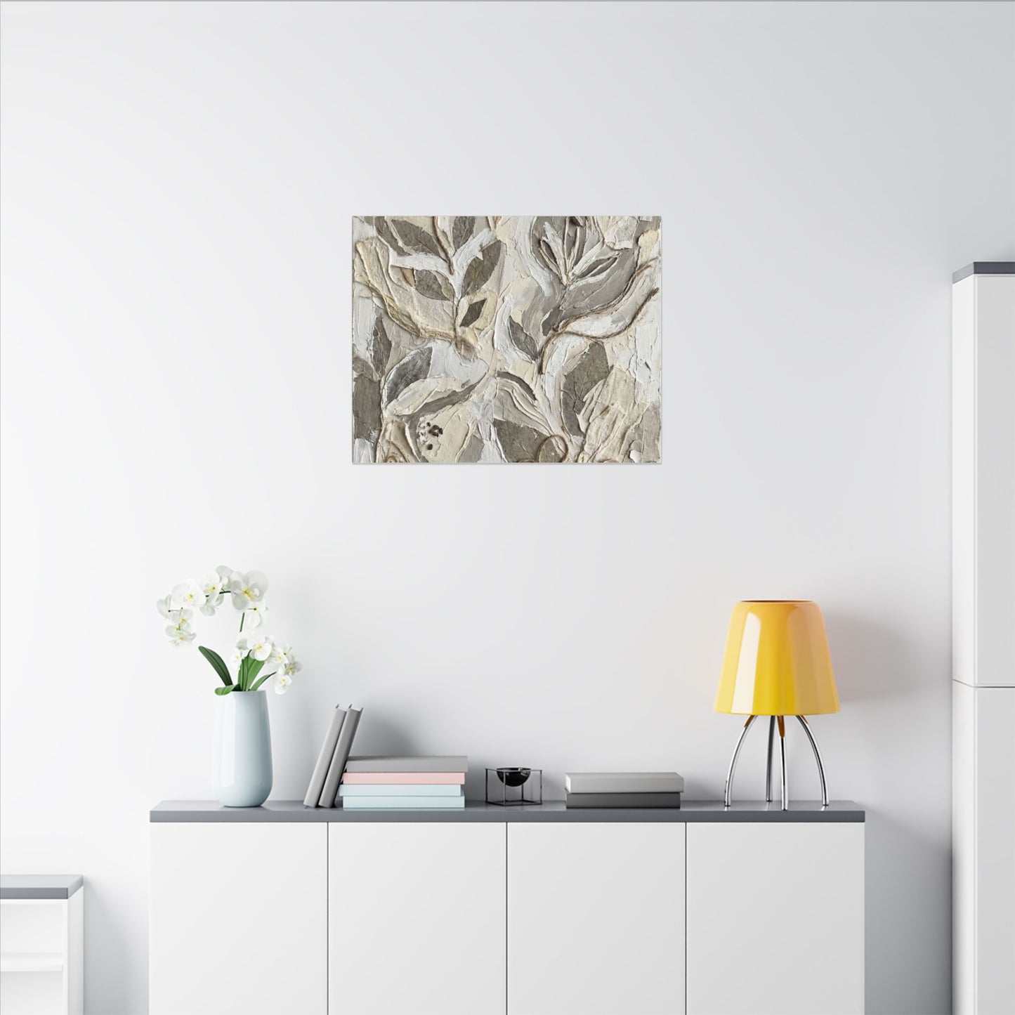 Japandi Textured Canvas Art
