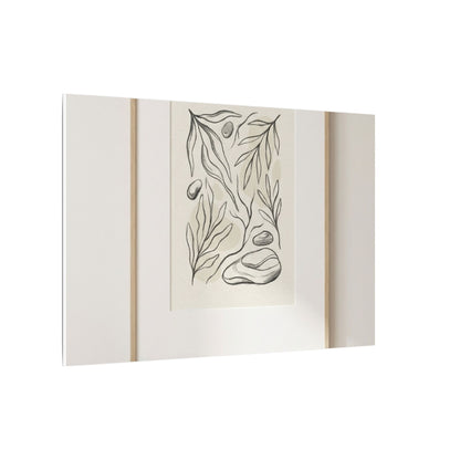 Japandi Charcoal Canvas Art