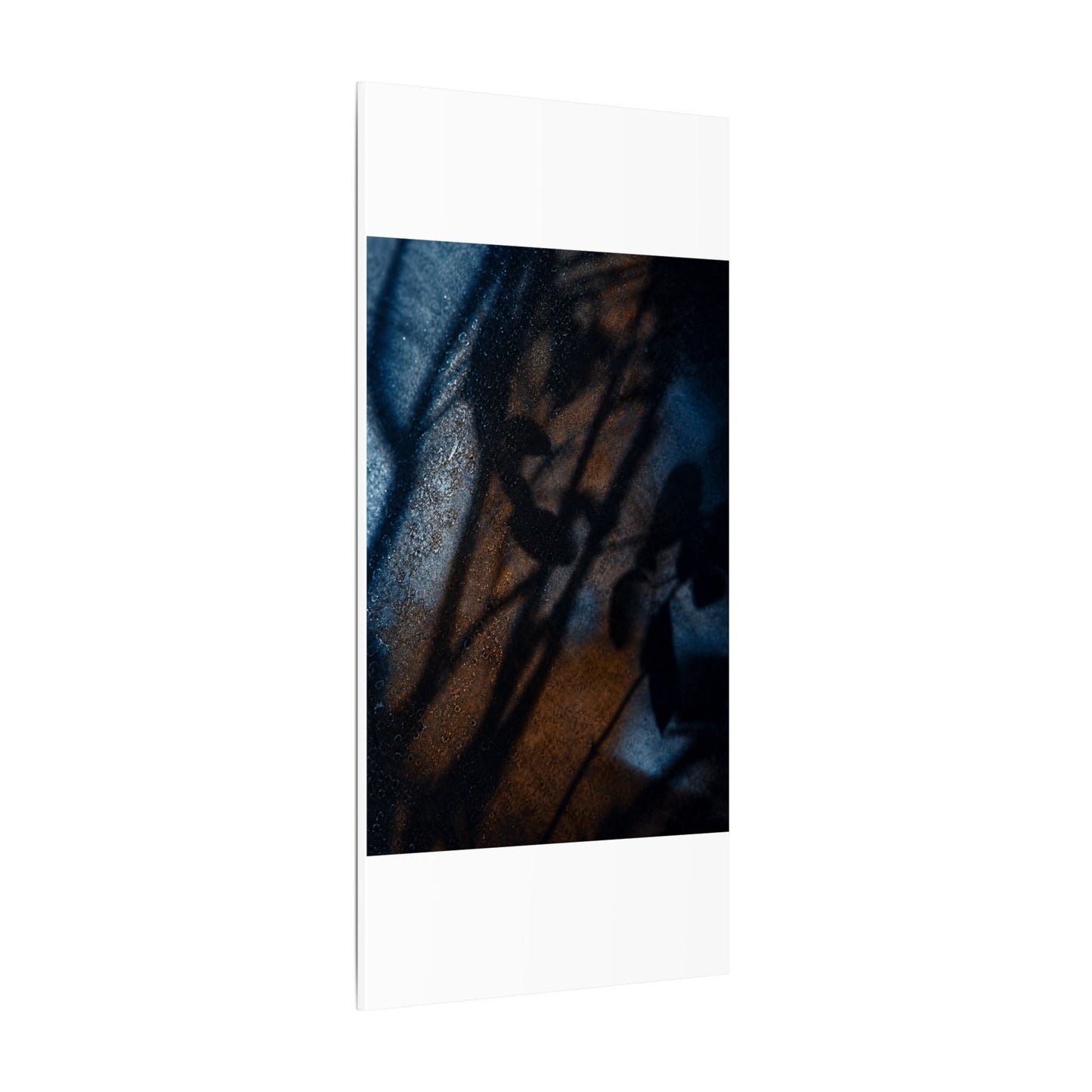 Moonlight Shadow Play Canvas Art - Dark Japandi Ma