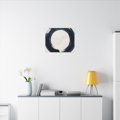 Balanced Meditation Zen Enso Canvas Art
