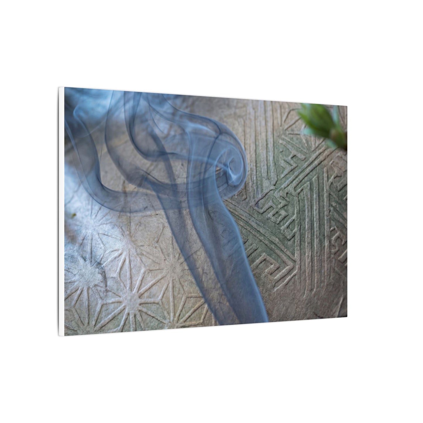 Spring Incense Smoke Japanese Pattern Canvas Art | Neutral Decor