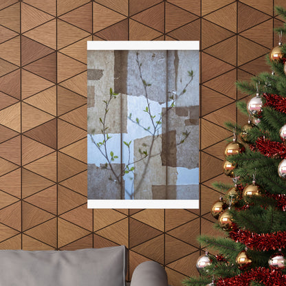 Shoji Screen Spring Wall Art Print | Japandi Earthy Design