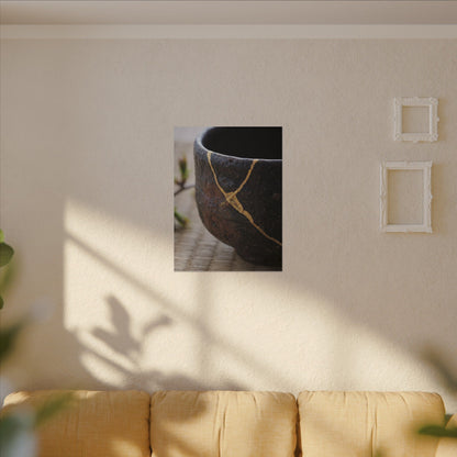 Dawn Tea Ceremony Canvas Art - Kintsugi Mono No Aware