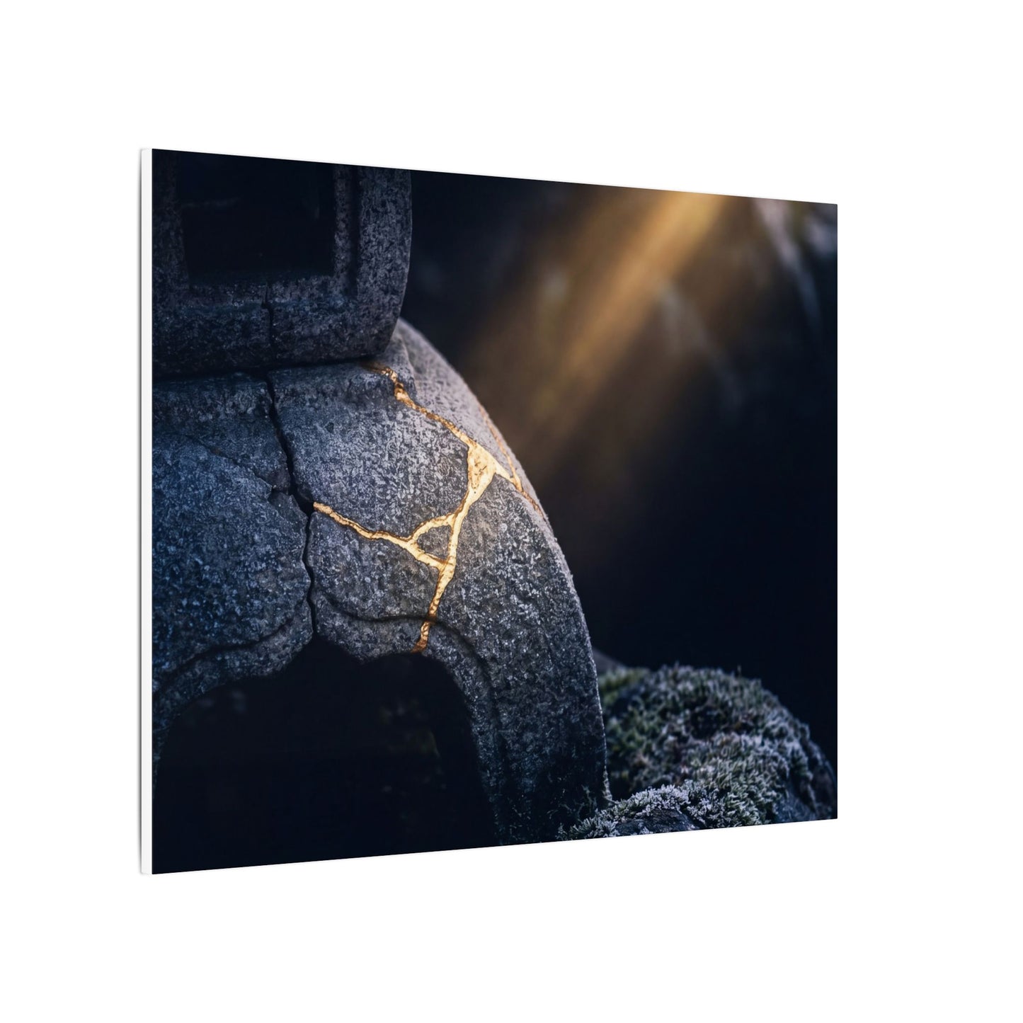Ma Moonlit Garden Canvas Art - Kintsugi Broken Beauty