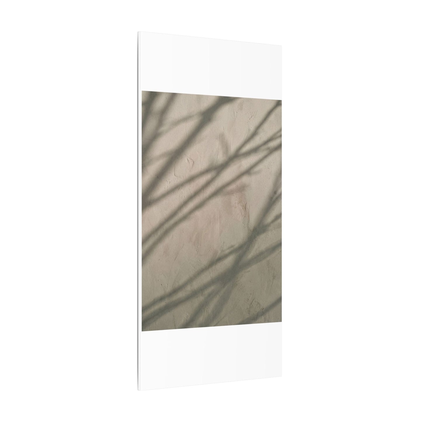 Shadow Play Japanese Pattern Canvas Art | Warm Japandi Art