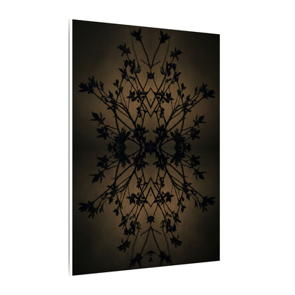 Golden Hour Shadow Play Canvas Art - Dark Japandi Seijaku