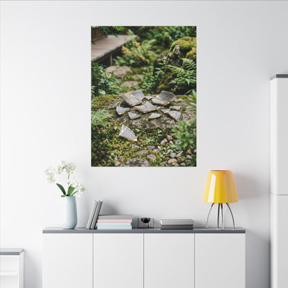 Summer Broken Pottery Gold Repair Canvas Art | Resilient Decor