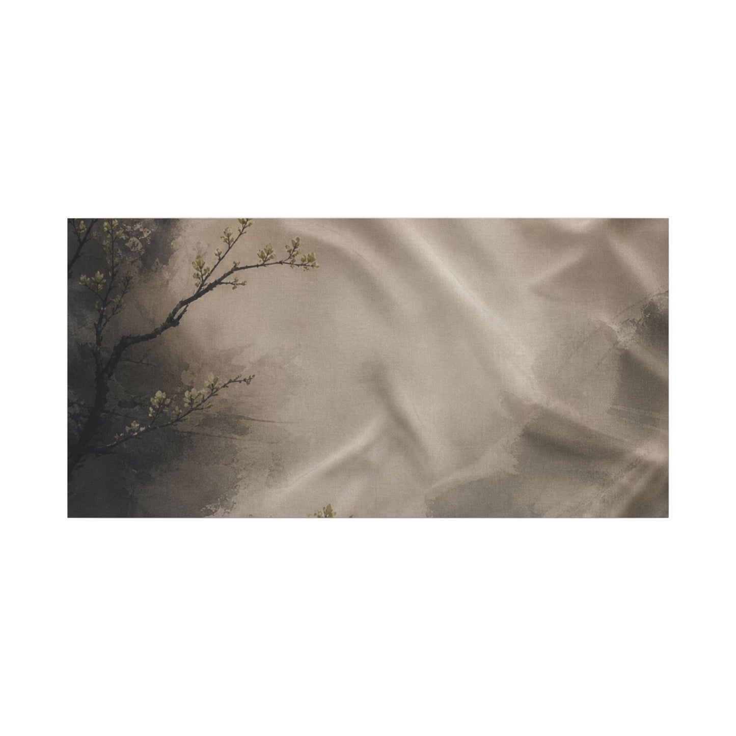 Silk Drape Canvas Art | Spring Japandi Japanese Pattern Art
