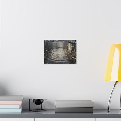 Water Ripple Broken Beauty Canvas Art | Artful Kintsugi Art
