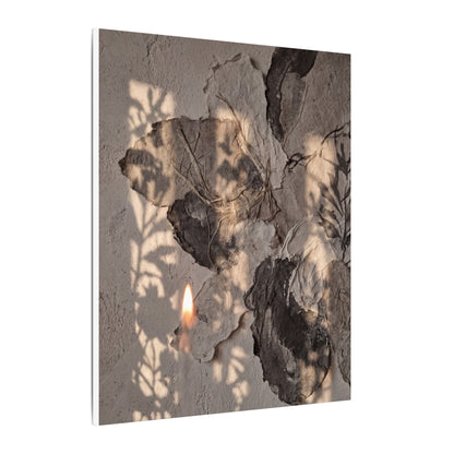 Shadow Play Summer Canvas Art | Japandi Elegant Design