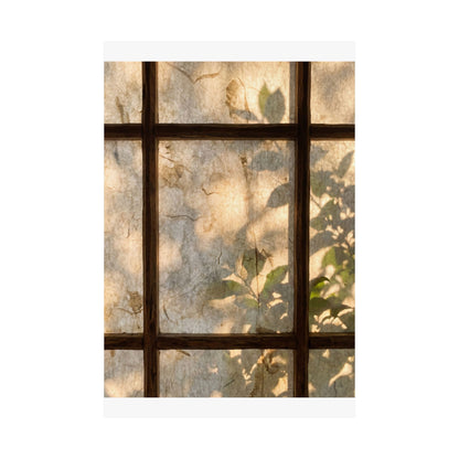 Shoji Screen Wall Art Print | Summer Japandi Texture Art