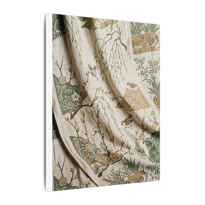 Silk Drape Canvas Art | Spring Japandi Japanese Pattern Art