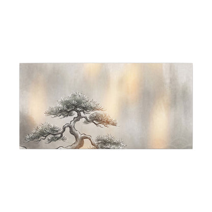 Pine Tree Canvas Art | Winter Japandi Japanese Pattern Art