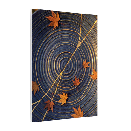 Water Ripple Gold Repair Canvas Art | Healing Kintsugi Art