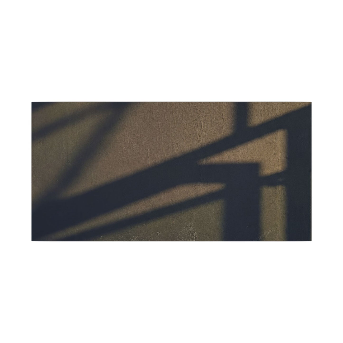 Sophisticated Shadow Play Canvas Art - Moody Minimal Dark Japandi