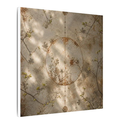 Japandi Rust Patina in Dappled | Japanese Pattern Canvas Art