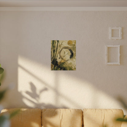 Ink Brushstroke Sumi E Canvas Art | Calm Zen Art