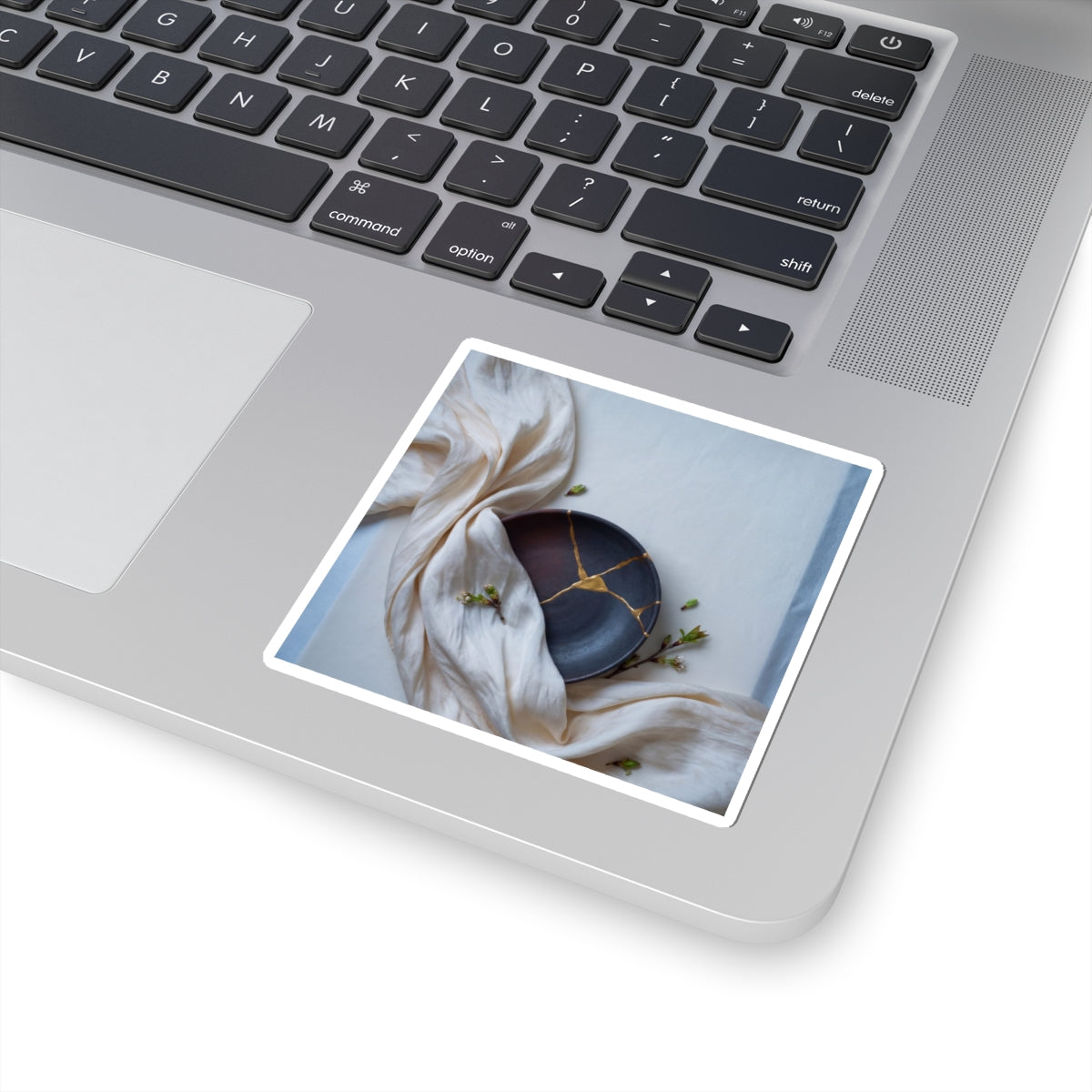 Silk Drape Spring Sticker | Kintsugi Resilient Design
