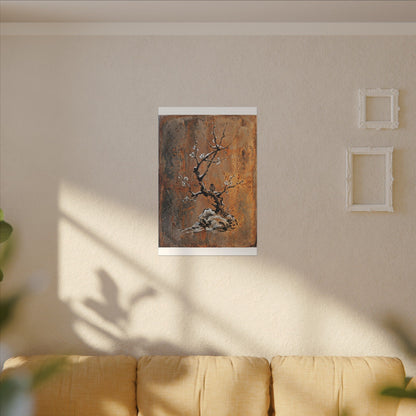 Datsuzoku Rust Patina Canvas Art - Zen Sumi E