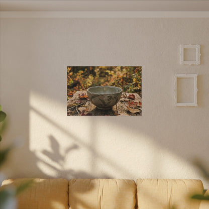 Spring Rock Garden Moody Minimal Canvas Art | Luxurious Decor