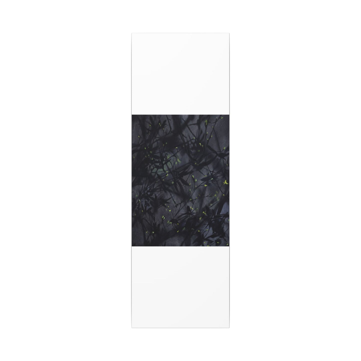 Shadow Play Spring Canvas Art | Dark Japandi Atmospheric Design