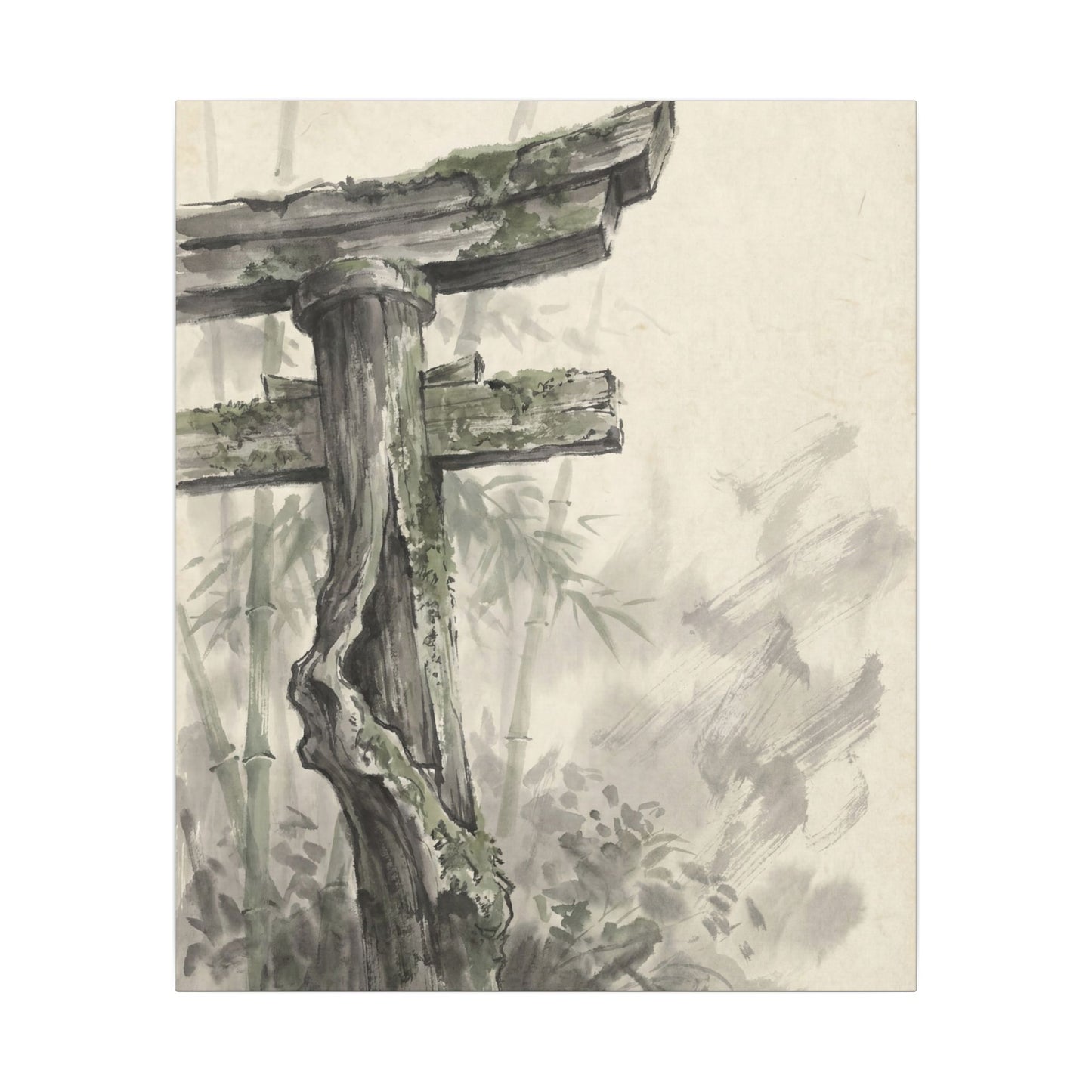 Torii Gate Summer Canvas Art | Zen Tranquil Design