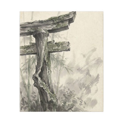 Torii Gate Summer Canvas Art | Zen Tranquil Design